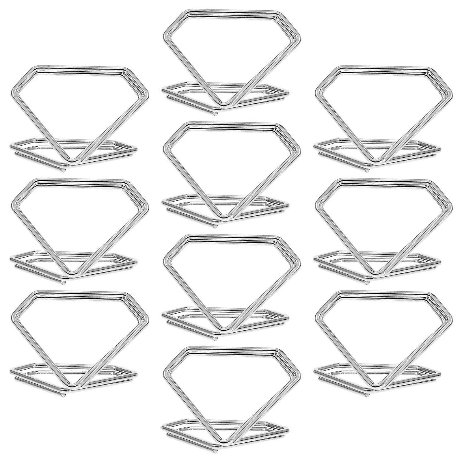Card Holder For Desk Decorative Paper Clips Small Size Memo Holding Photo Display 10Pcs