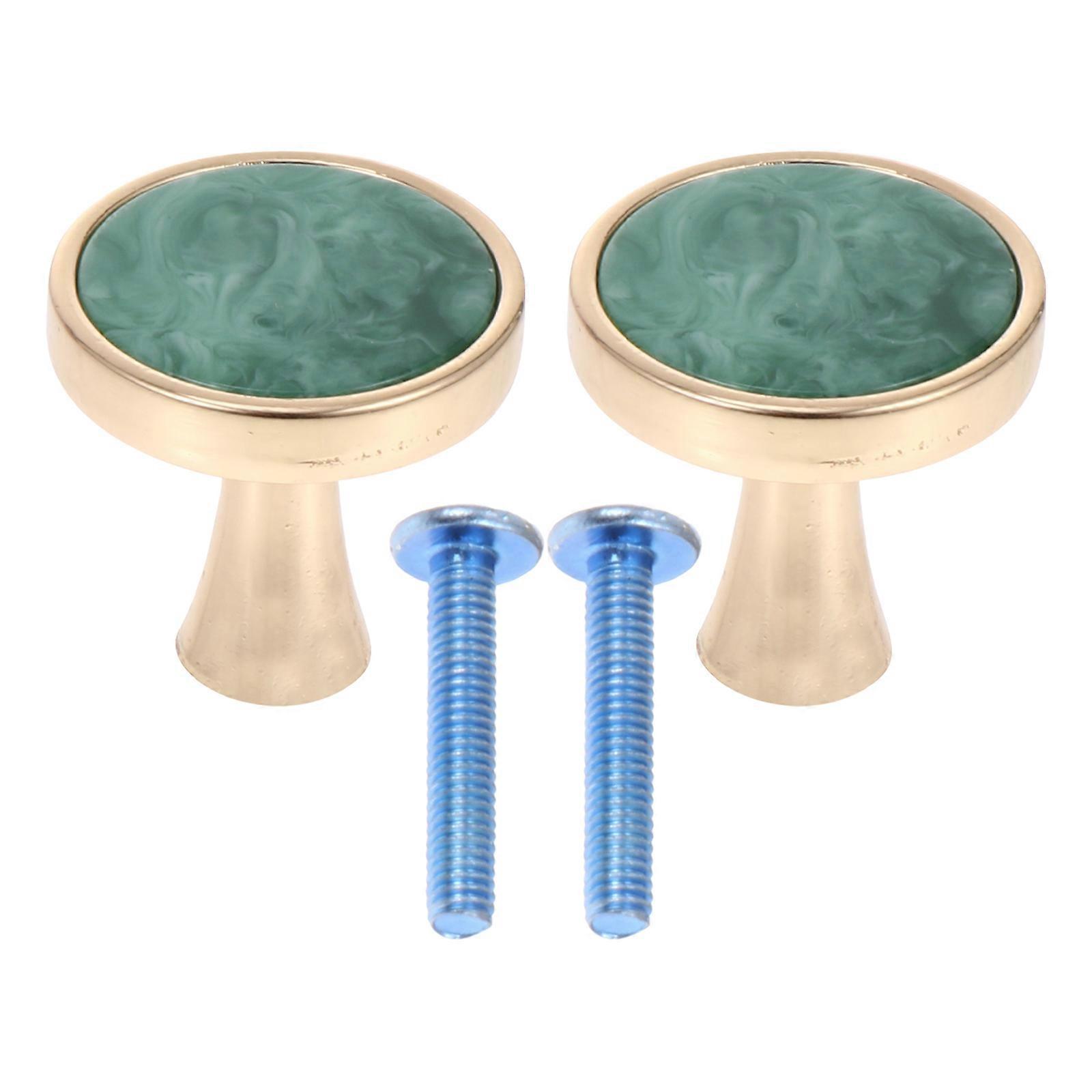 2pcs Zinc Alloy Simple Round Cabinet Knobs and Creative Drawer Pulls