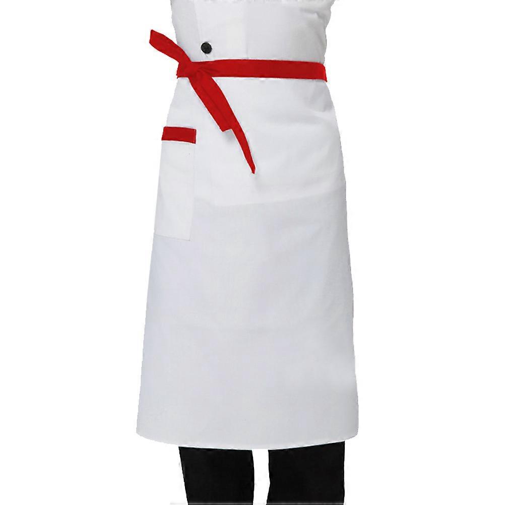 Cooking Aprons Short Waist Design For Chef Catering School Hotel Pub Cafe 67x67x0.2cm Cotton Polyester 1Set