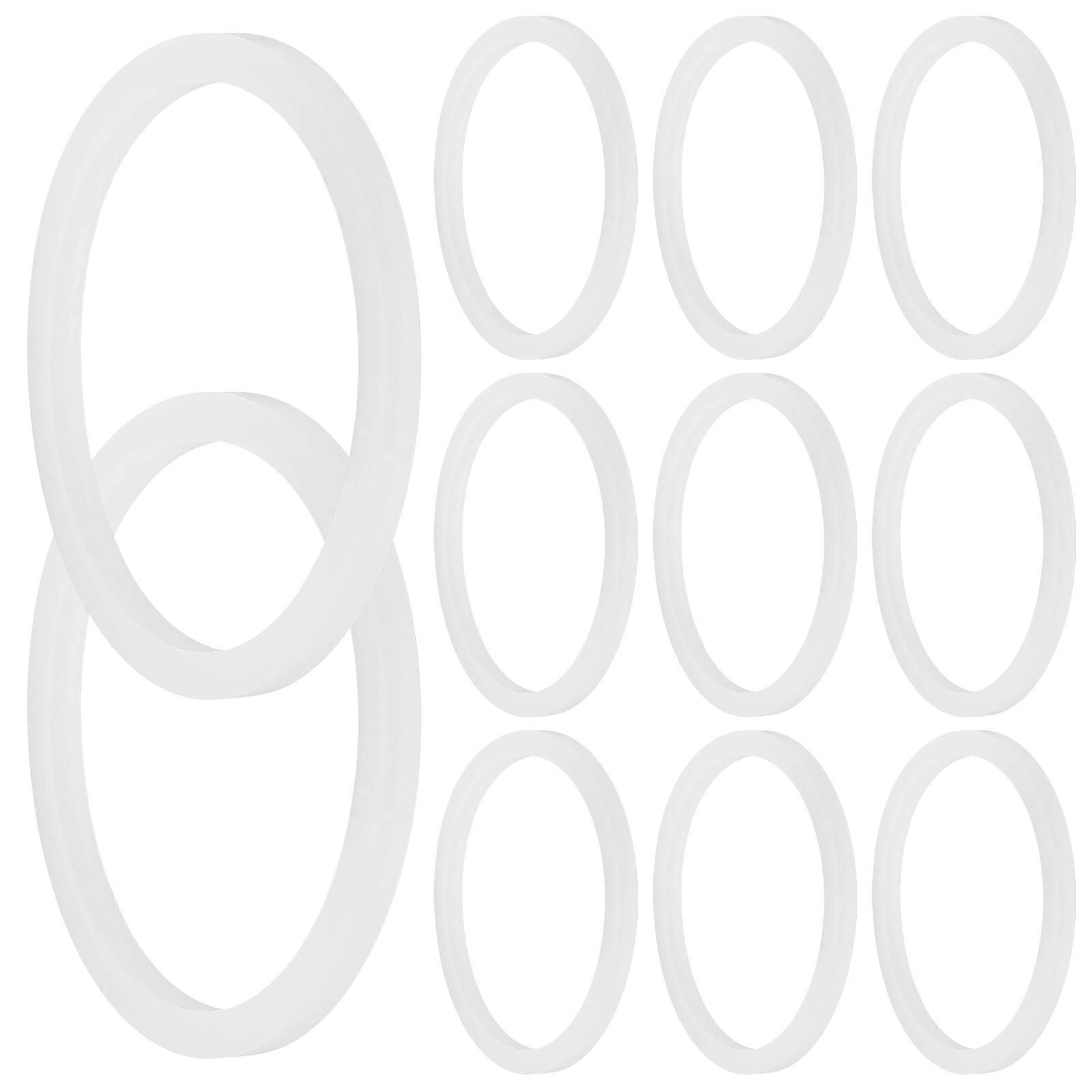 Silicone Jar Gaskets For Handmade Products Storage Home Users 20Pcs White