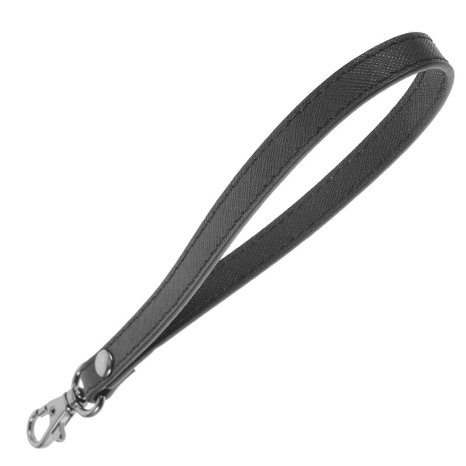 Black Wrist Phone Strap Hand Wrist Strap Lanyard for Smartphone Keys Camera 19.5X1.1X1CM 1Pcs
