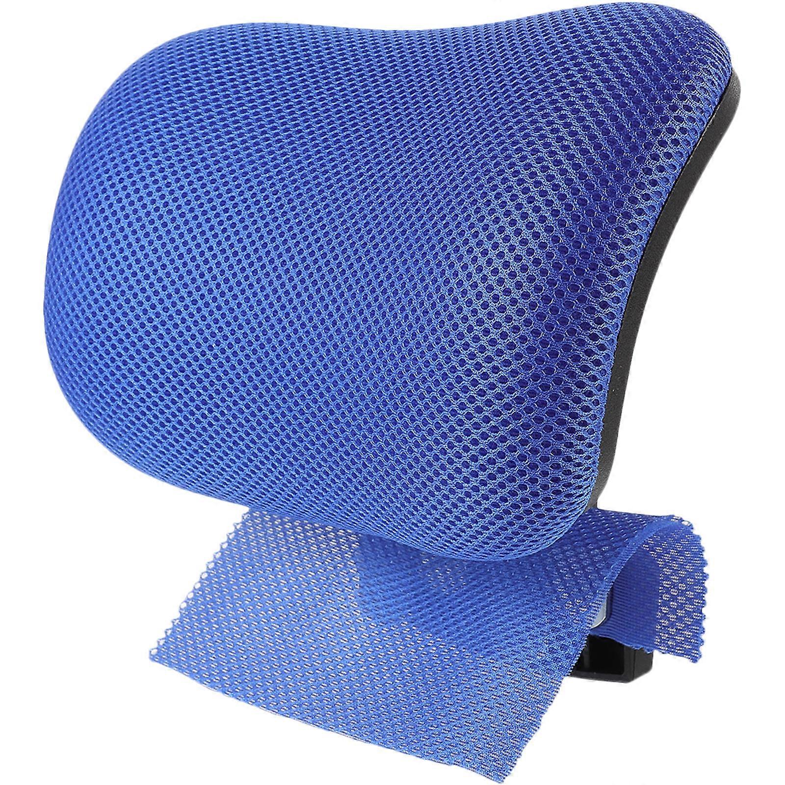 Neck Office Chair Accessory Work Computer Chair Headrest Rectangular Shape Plastic and Fabrics 1Pcs