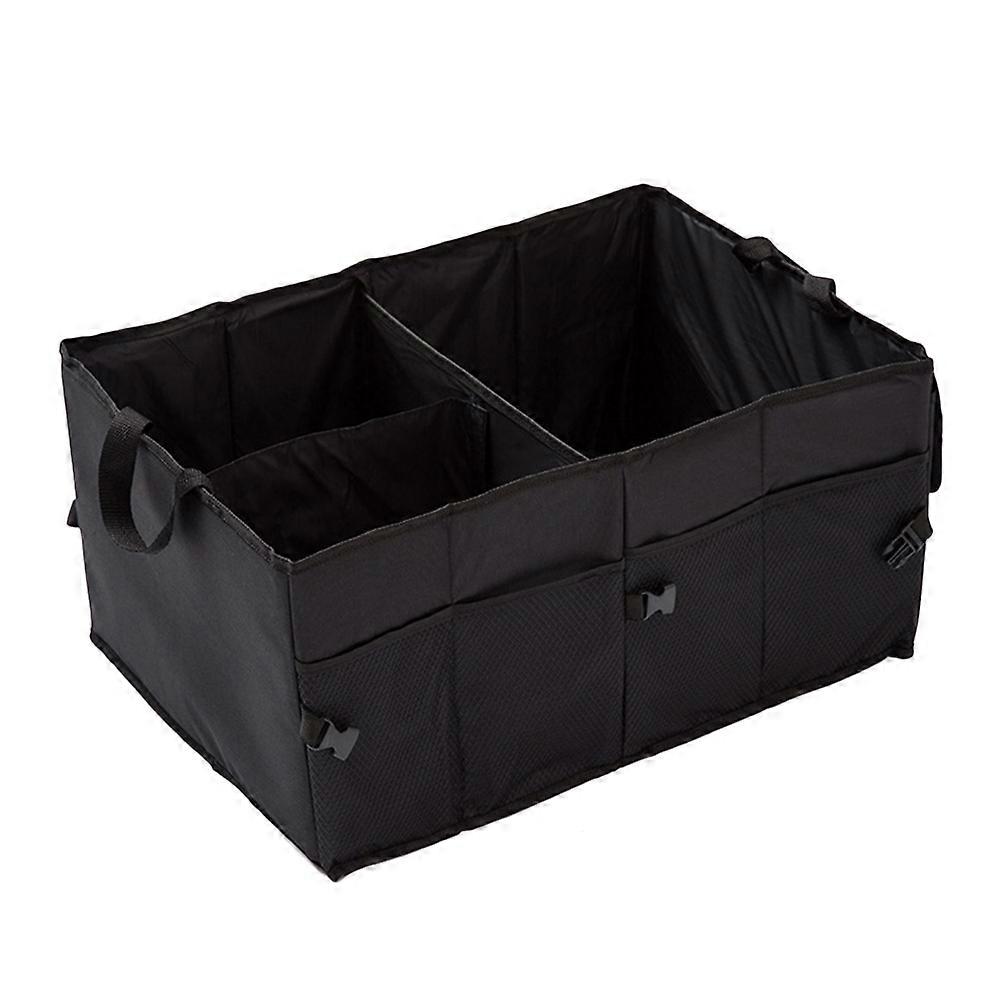 食料品、非常用具などの折りたたみ式車のトランク収納ボックス多機能オーガナイザー – 耐久性とポータブルな車両収納ソリューション