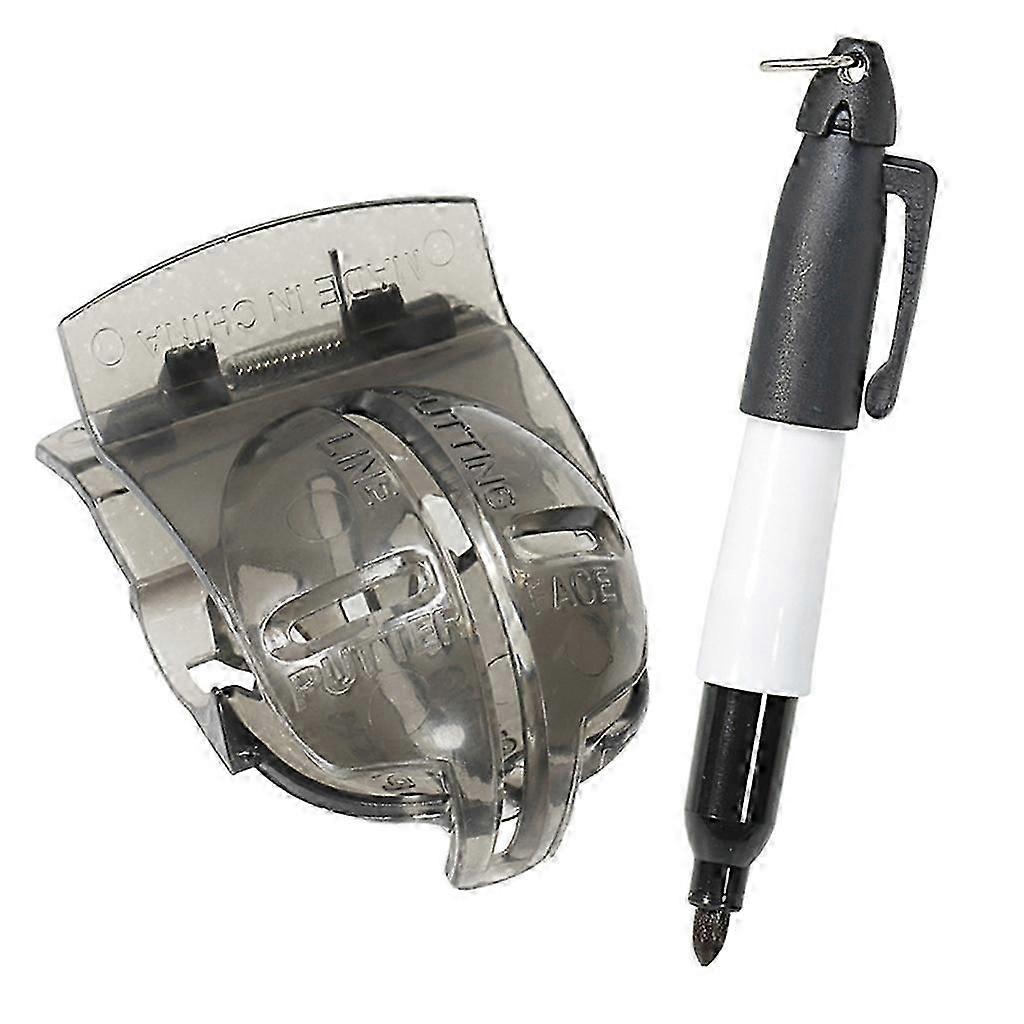 Golf Ball Template Alignment Tools Golf Ball Liner Ball Marking Tools with Pens