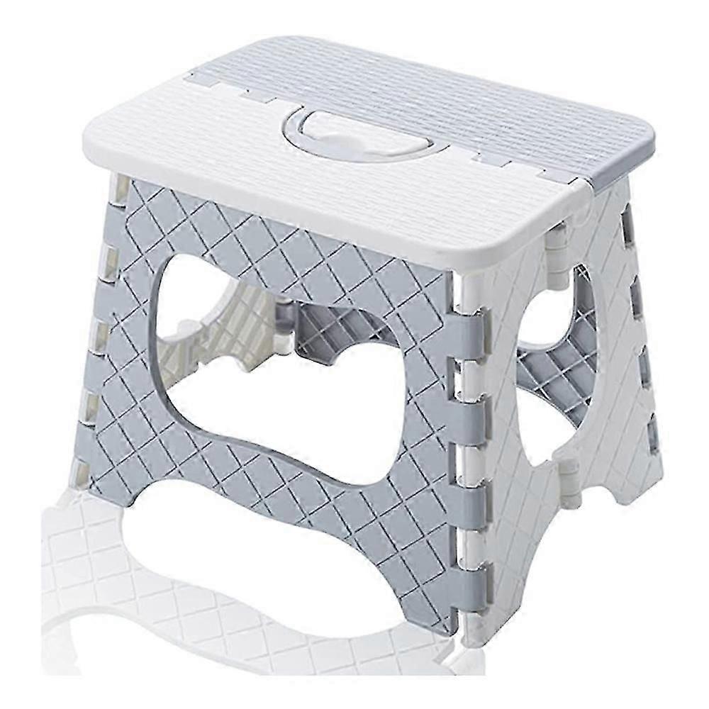 Folding Step Stool - Portable, Small Size for Easy Storage, Easy for Adults to Use in the Bathroom