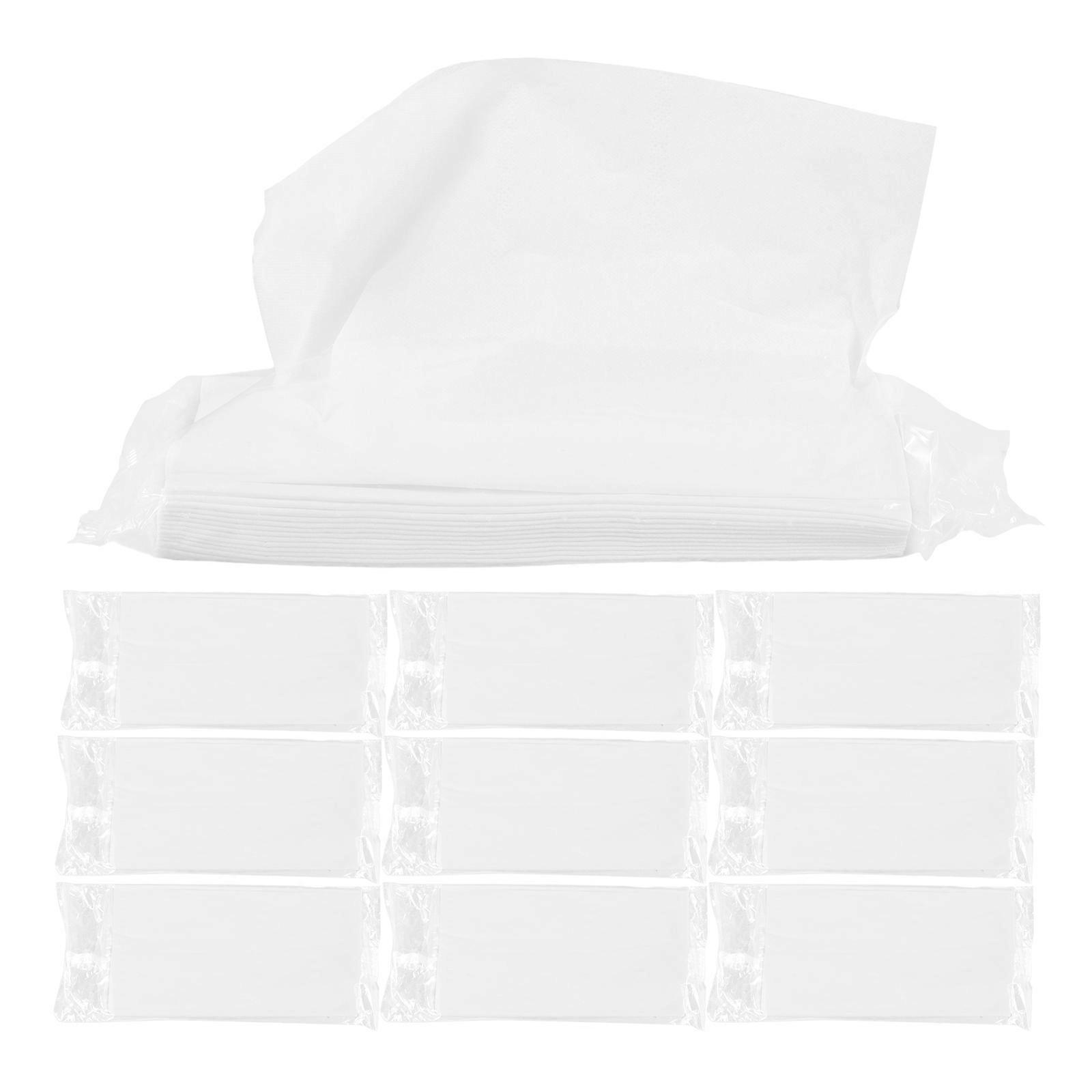 Car Accessories Tissue For Car Visor Refills Wiping Hands Cleaning Surfaces Rectangular 10Pcs