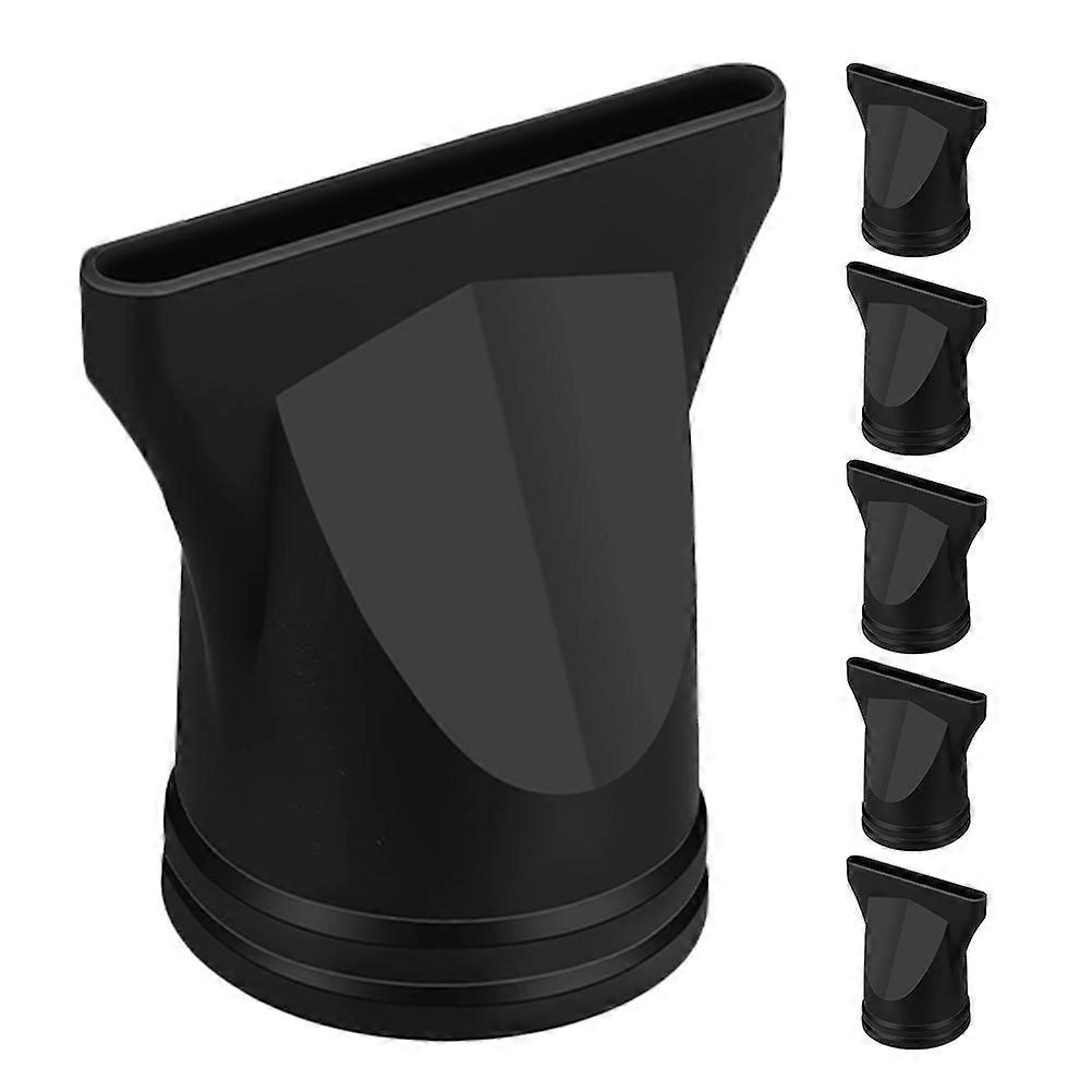 Hair Diffuser Cap Universal Hair Dryer Attachments Black Plastic Precision Styling Daily Use 6Pcs