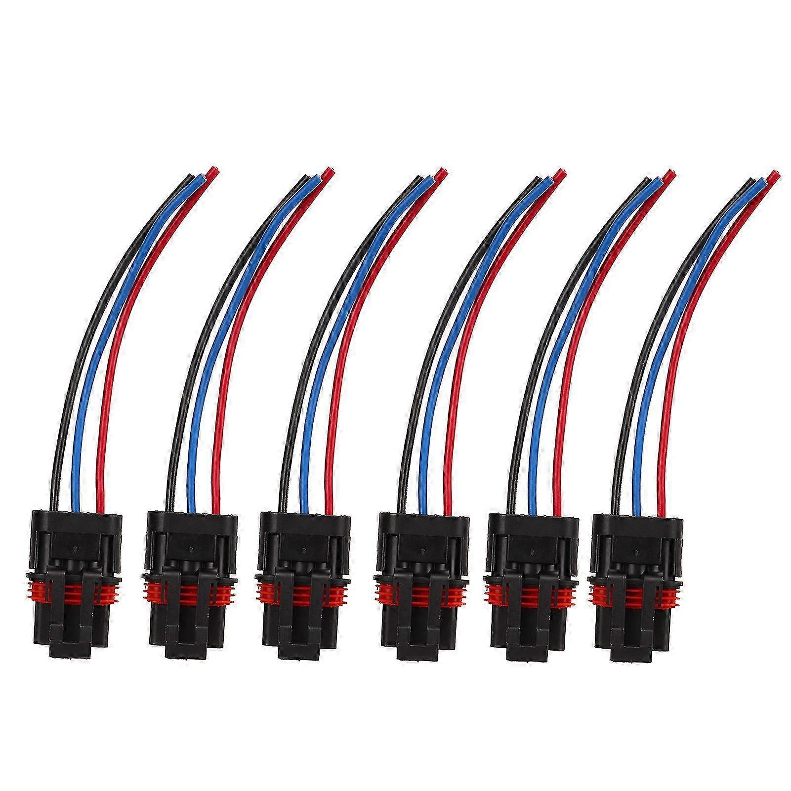 6Pcs Pulse Power Plug Pigtail Connector Harness Replacement for Polaris Ranger XP 1000 2018?2022 2025