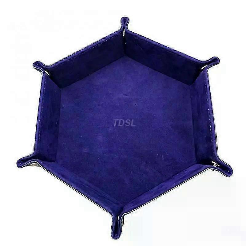 Game Table Board Folding Flannel Desktop Storage Tray Home Storage Tools Desktop Storage Box Quiet 93g Table Organize Tray Pu