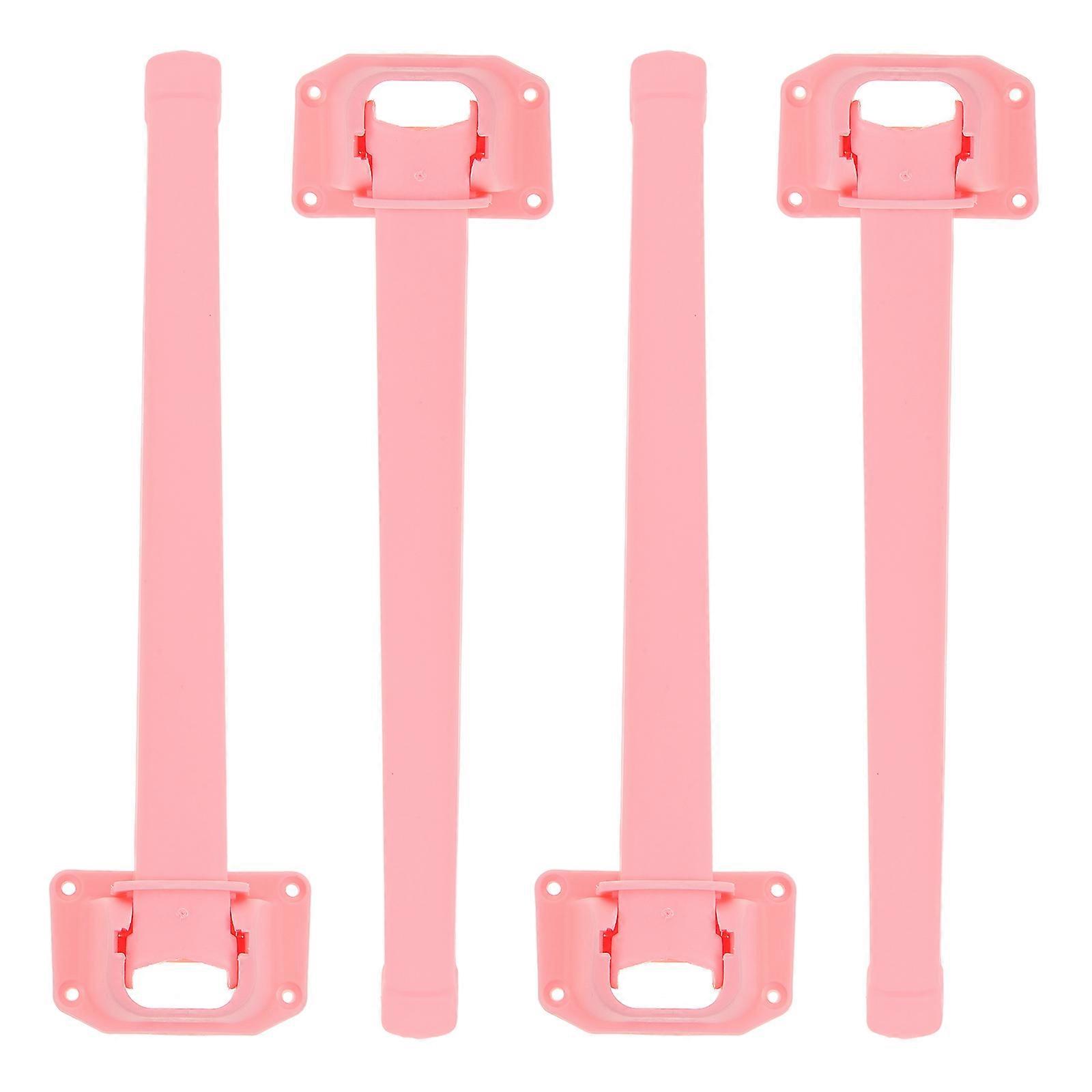 Desk Legs Adjustable Foldable Table Legs Wear-resistant Elephant Leg Shape Simple Design Pink 28cm 4Pcs