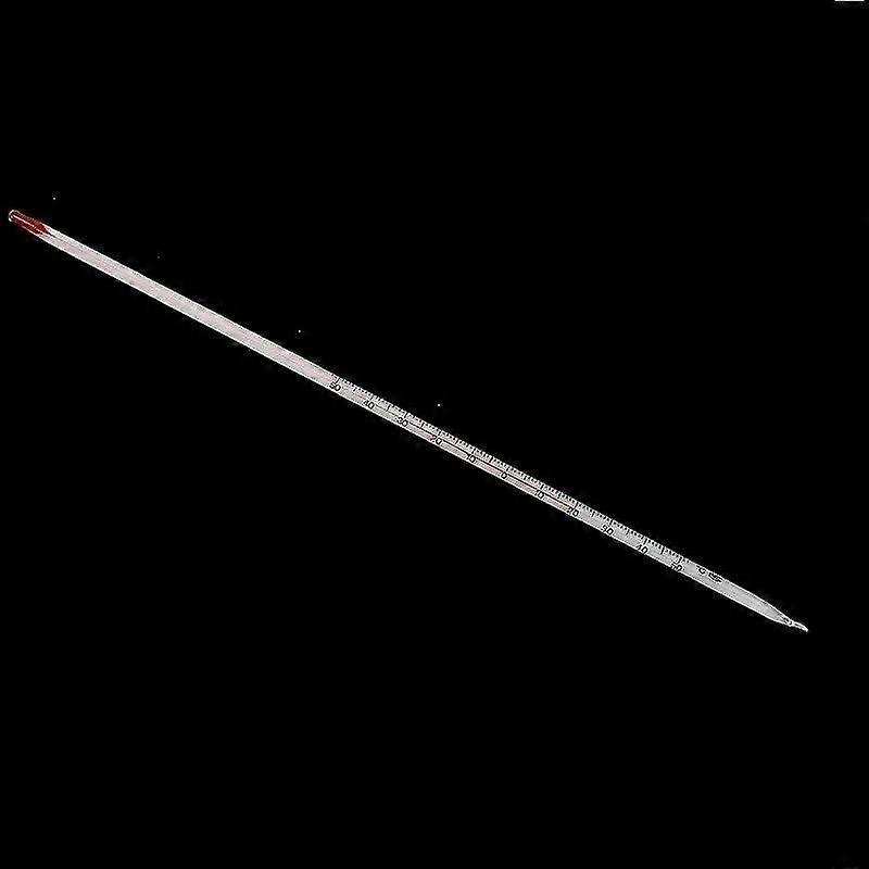 Laboratory thermometer, red, chemical experiment, scale thermometer, laboratory glass rod, length 30 cm, accuracy 1 (C), 10 pieces (0100 (C)).