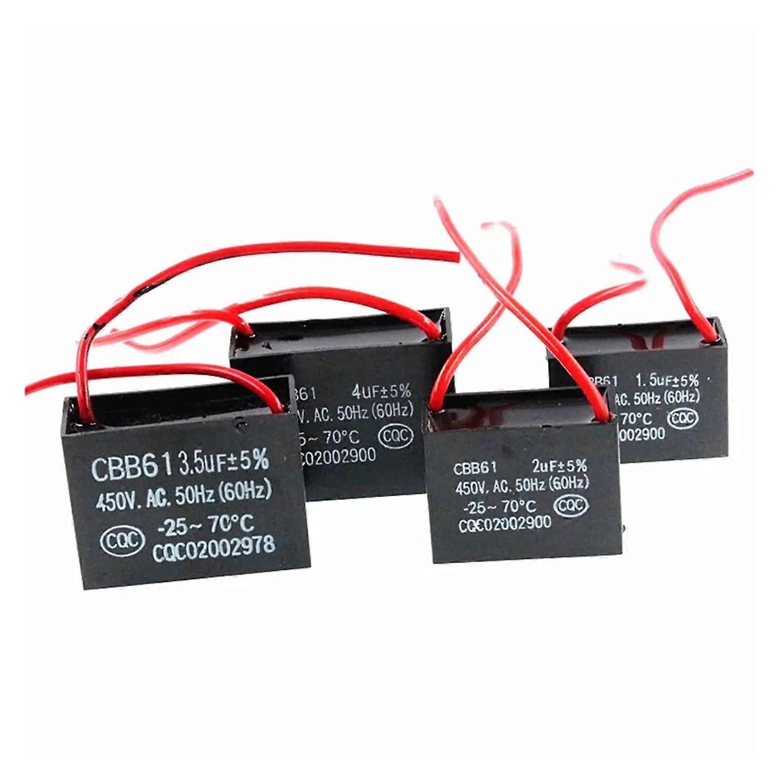 1pcs 450V 1.2uF 450VAC 1.2mF CBB61 Electronic Starter Start Run Fan Capacitor