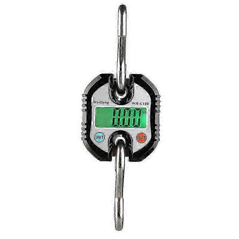 Mini Portable Electronic Scale Digital Luggage Scale with Zero Tracking and Tare Function 150kg Double-range Hanging Scale