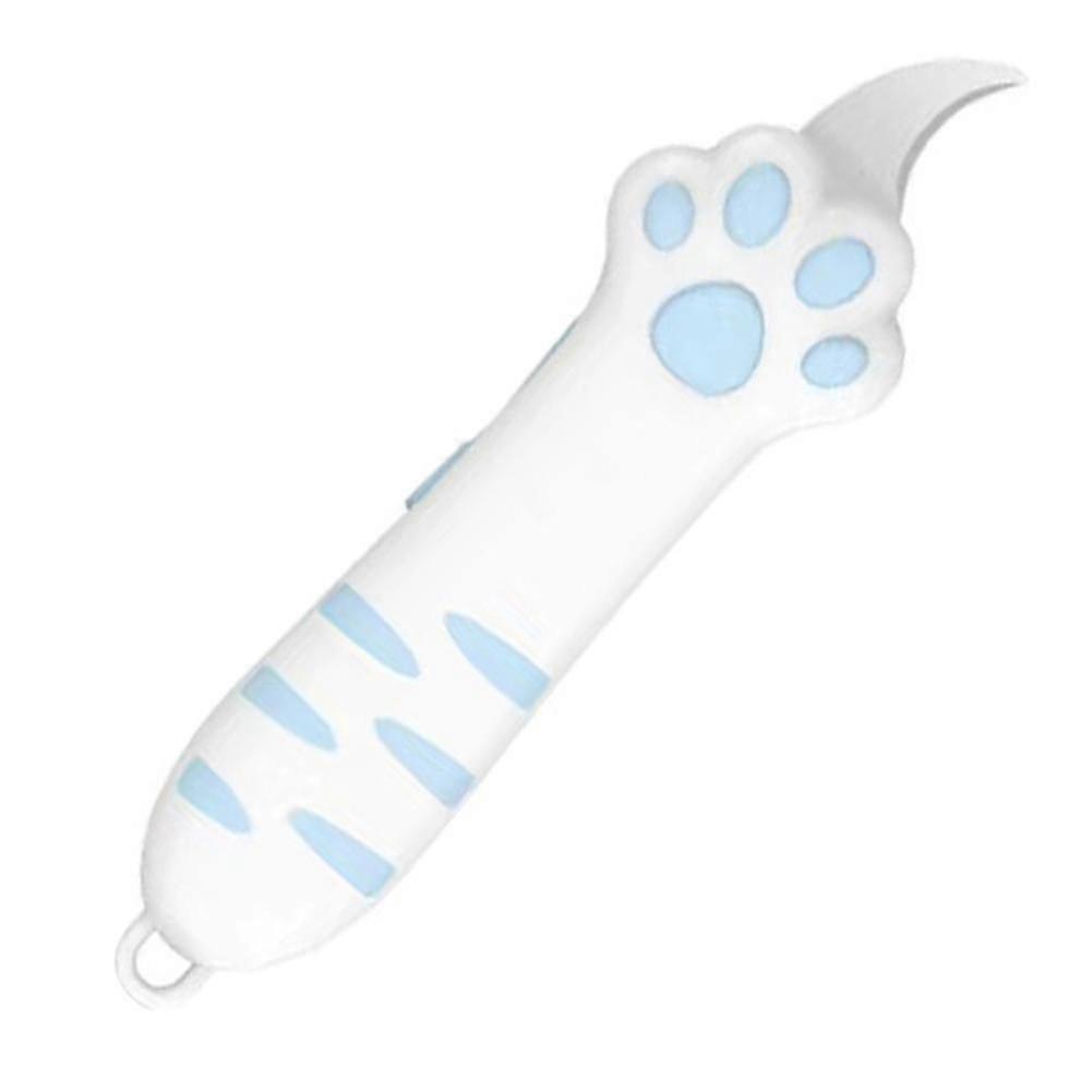 Cute Retractable Box Cutters in Cat Paw Shape Mini Utility Knives for Cardboard Cutting