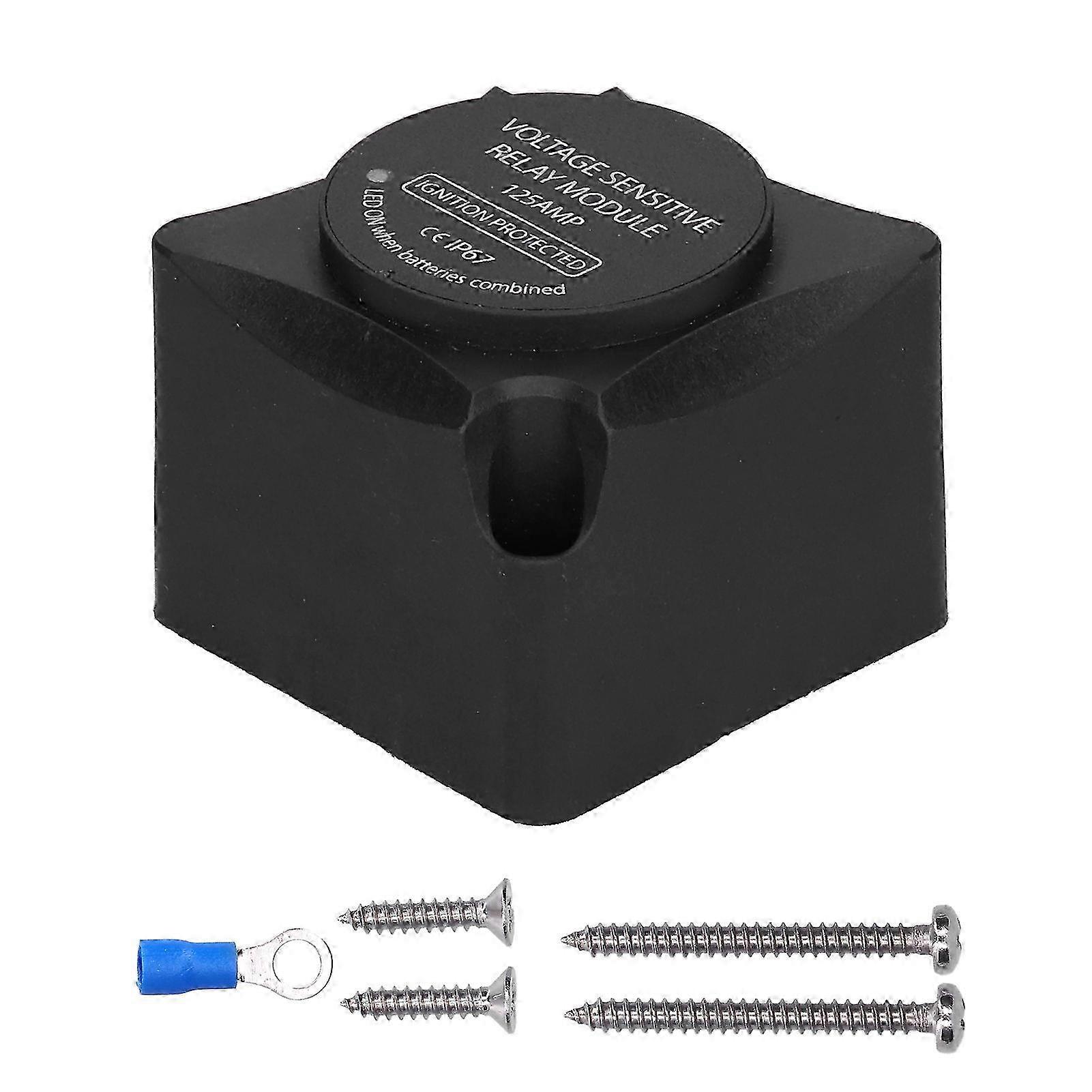 125 Amp Battery Isolator Voltage Sensitive Relay Module for ATV/UTV/RV/Boats