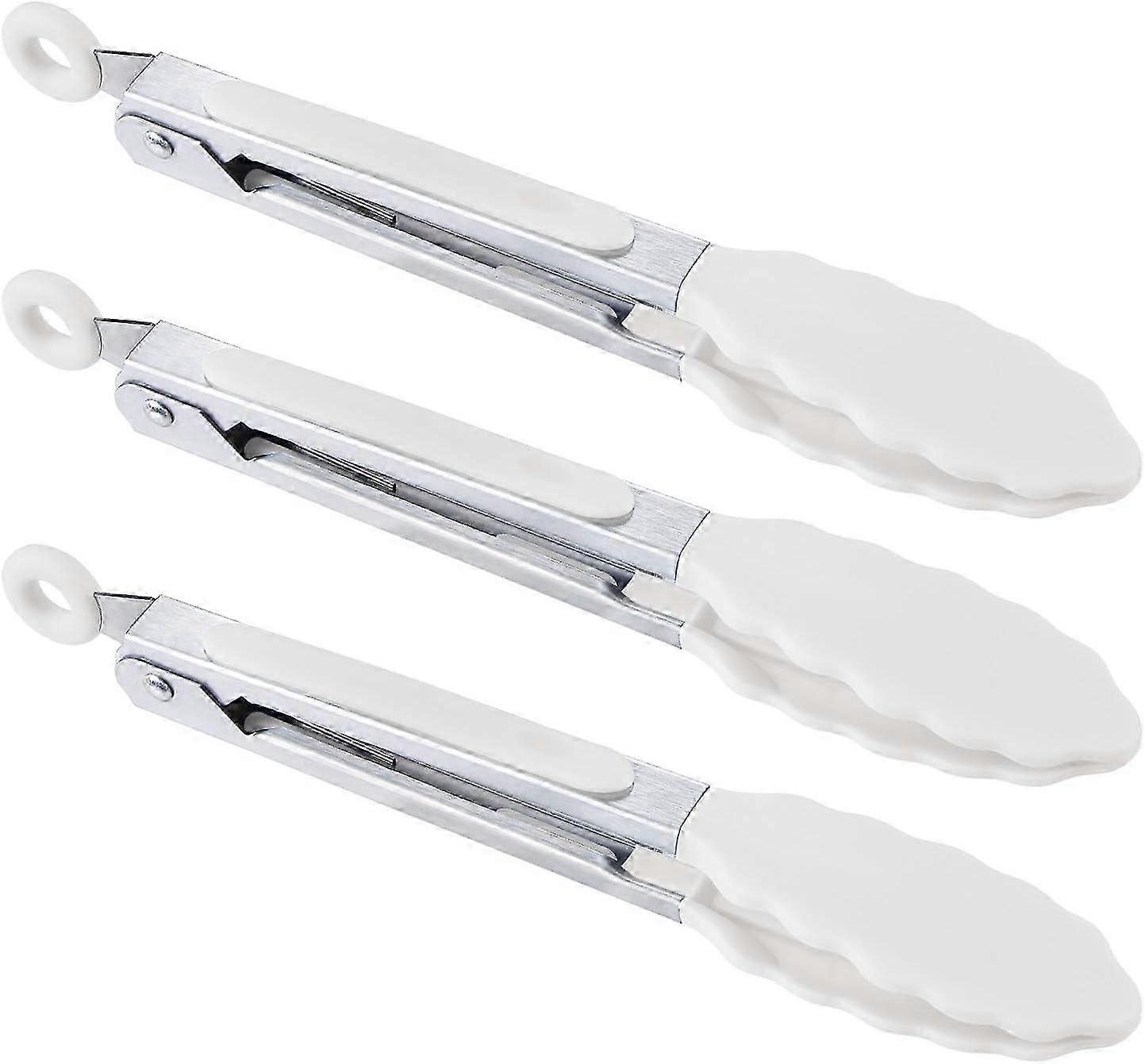 Mini Silicone Serving Tongs Set 27 cm 10 inch