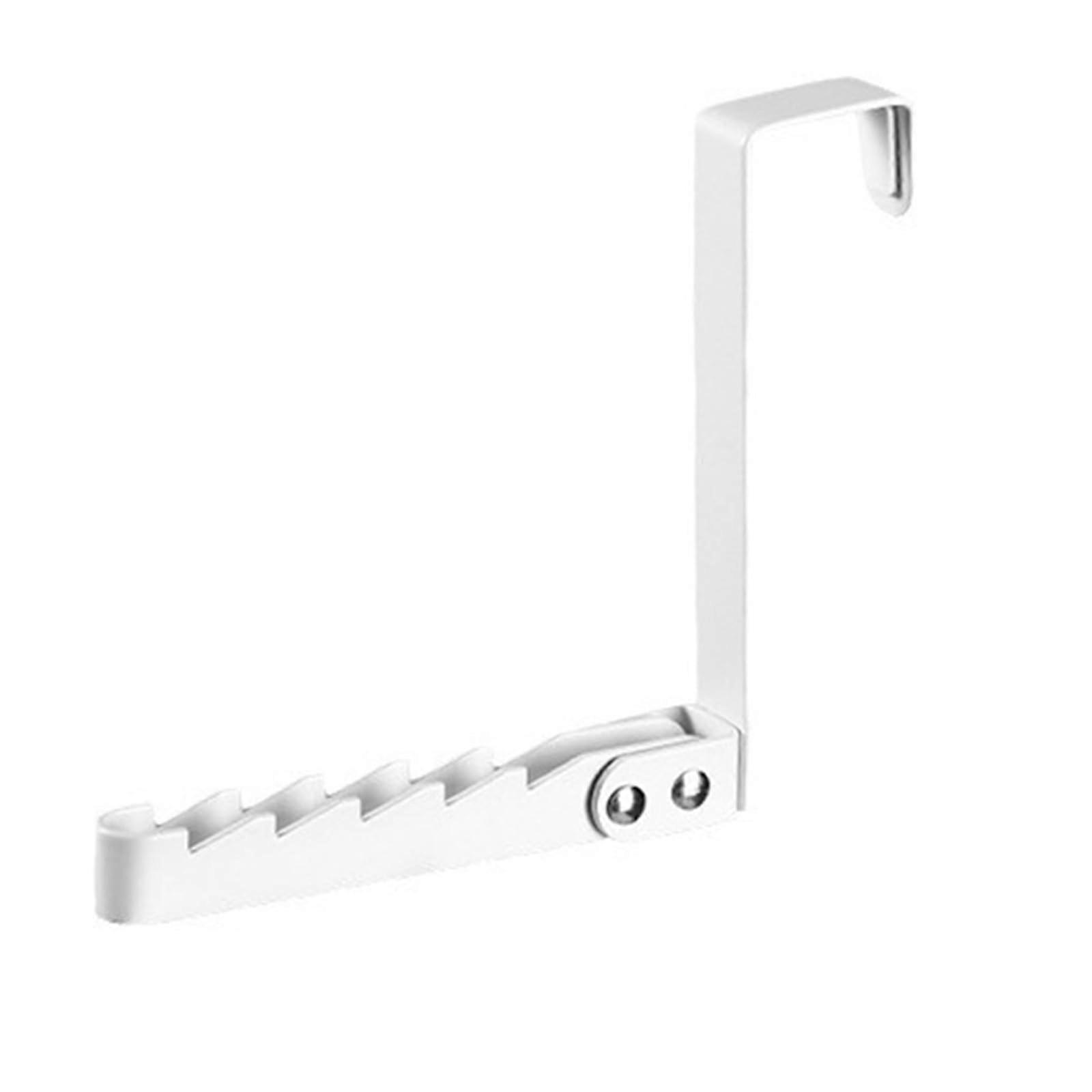 Foldable door hook with invisible screws for hanging coats and bags, strong loadbearing capacity, metal coat hanger