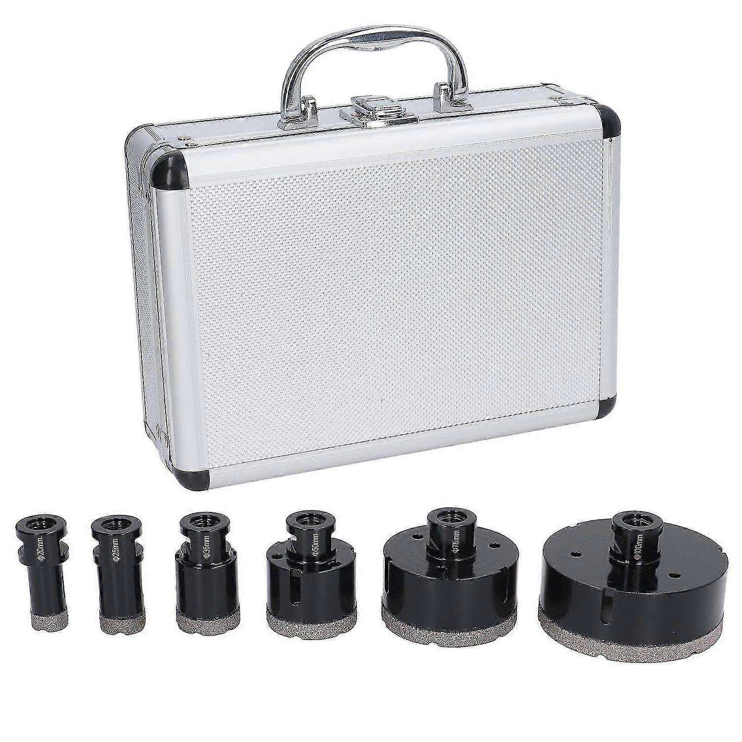 6Pcs Diamond Hole Saw Drill Bit Hole Opener M14 Shank Drilling Tool for Brick Ceramic
