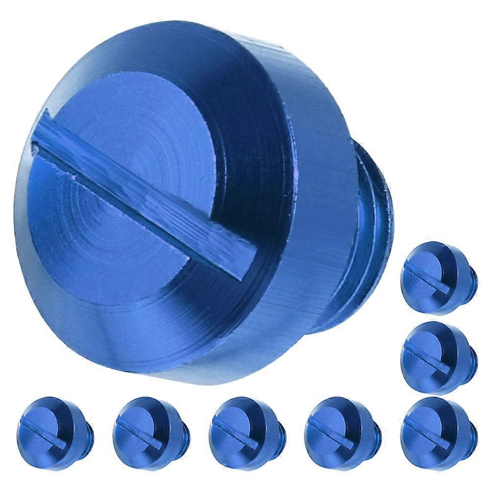 Motorcycle Rear View Mirror Mount Hole Plugs For Motorcycle Modification Aluminum Alloy Protection 8Pcs