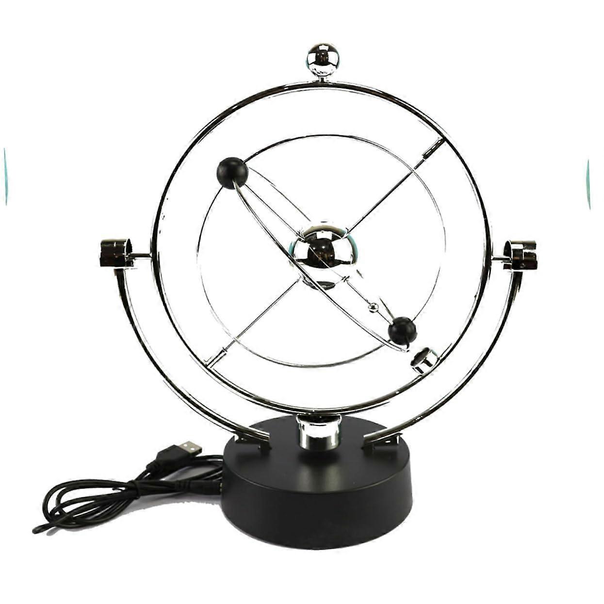 1 piece electronic ornament for desk, kinetic motion toy, USB powered or battery operated for science