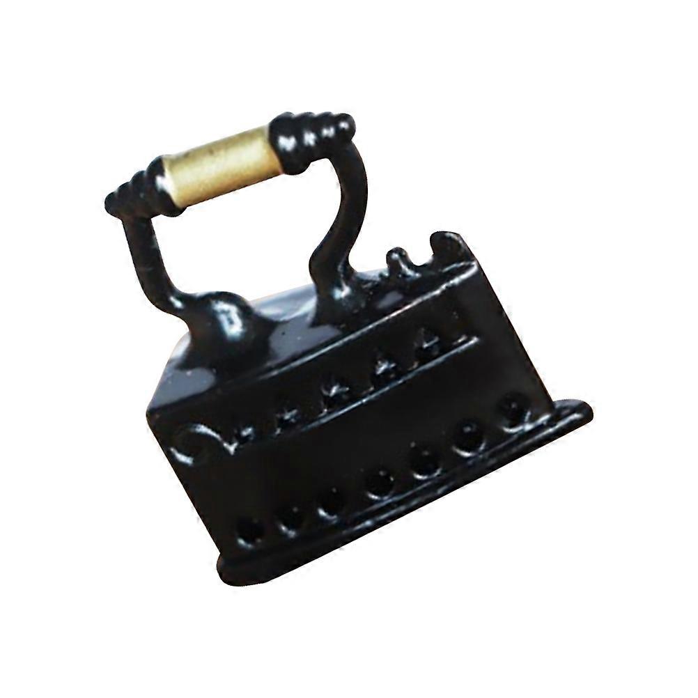 Miniature Iron Model Mini Furniture for Decoration Use Alloy Black