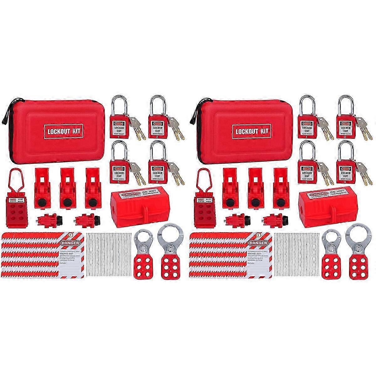 Locking Tag Kit Hasps, Clamps And Universal Multi-pole Circuit