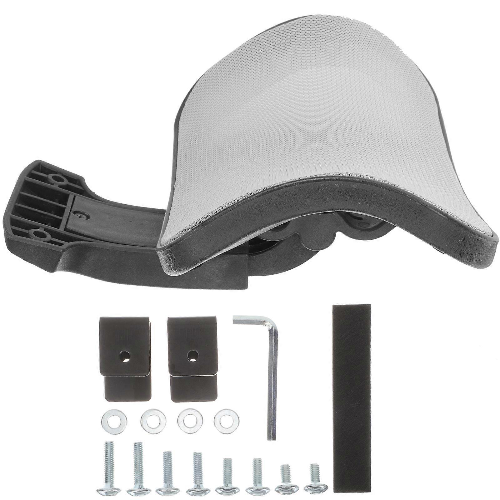 Ergonomic Adjustable Headrest Pillow for Office Chair Soft Breathable Neck Cushion with Easy Clip Installation for Home and Work Use