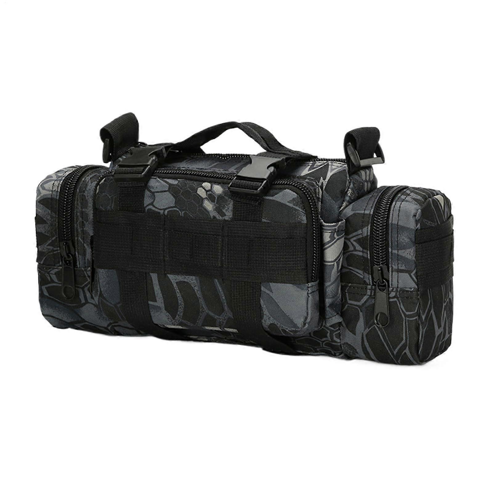 Waist Bag for Men Multifunctional Shoulder Bag Convertible Waterproof Belt and Shoulder Bag for Training, Cycling, Travel, Swimming, Gym, Festival