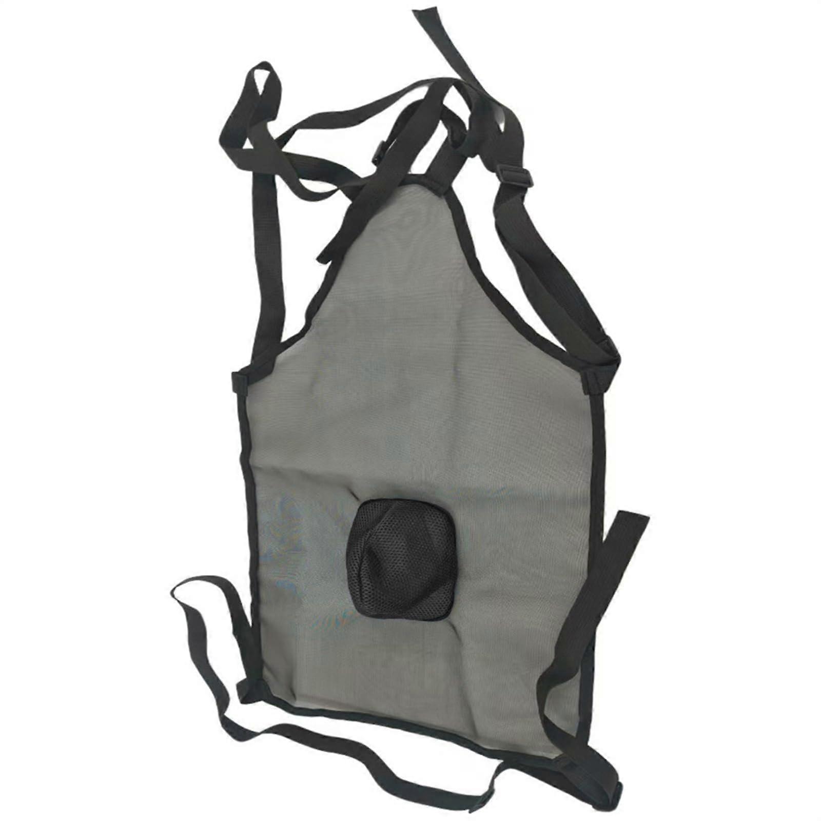Livestock Apron for Goats and Sheep - Wear Resistant Black Control Skirt with Adjustable Strap for Breeding Management