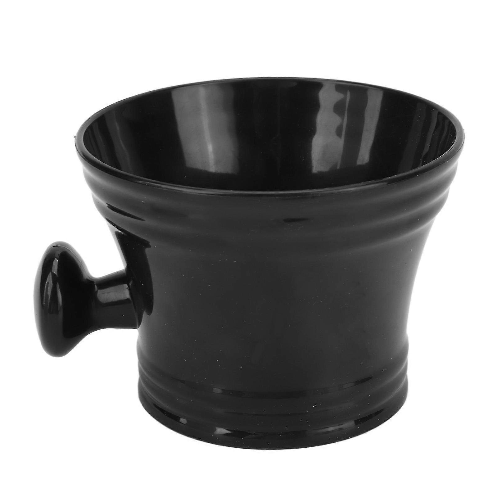 Shaving Soap Bowl Multipurpose Shaving Soap Cup for Barbershop Home Travel Black