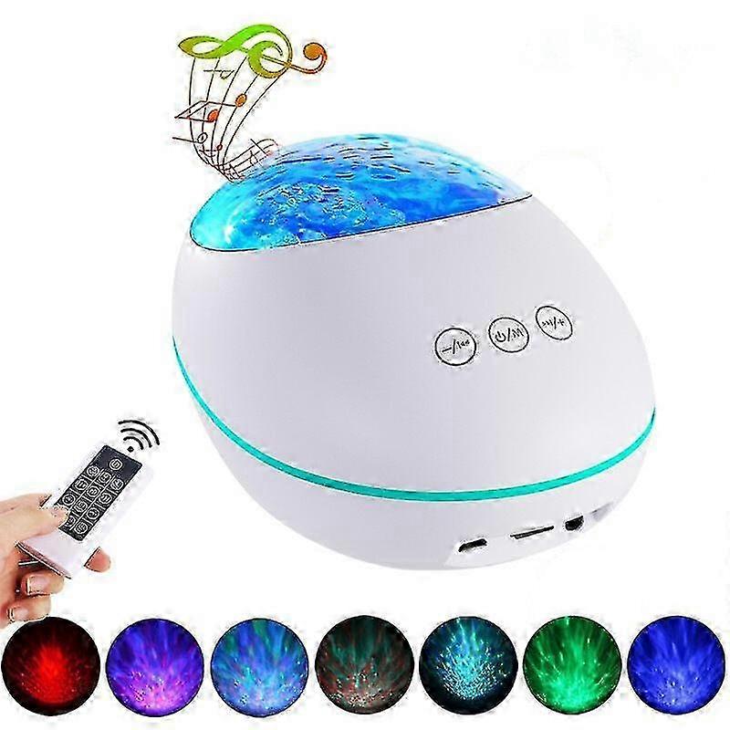 Proiettore Star Sky, 8 modalità Lampada per proiettore di luce a LED, luminosità regolabile con altoparlante Bluetooth
