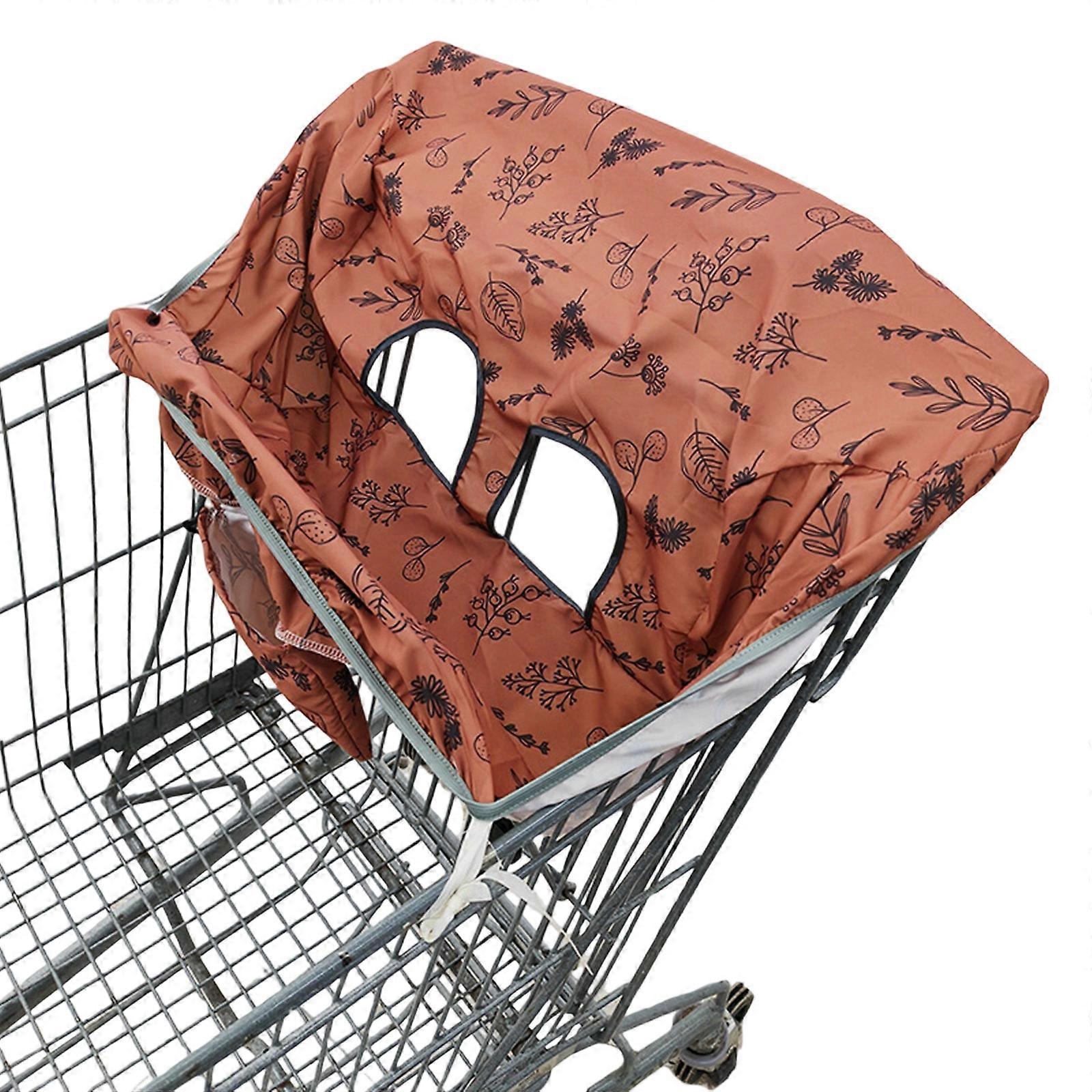 سوبر ماركت بقالة عربة حالة الغبار مقعد الوسادة كم الطفل تناول الطعام كرسي مقعد حماية غطاء للتسوق متعدد الألوان
