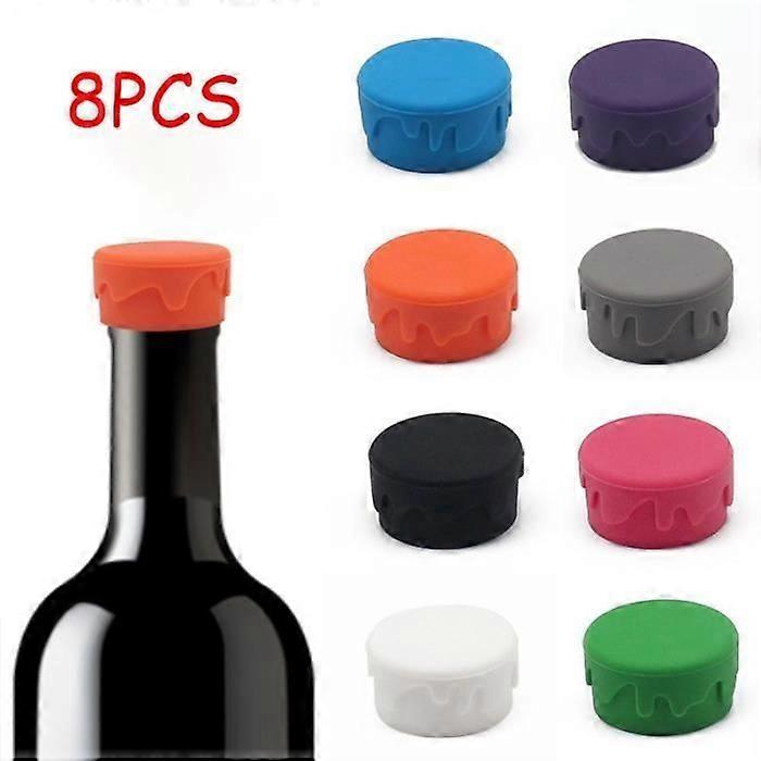 Wine Bottle Stopper, Silicone Bottle Stopper, Drink Lid, Airtight Champagne Stopper, For Beer, Cava, Whiskey