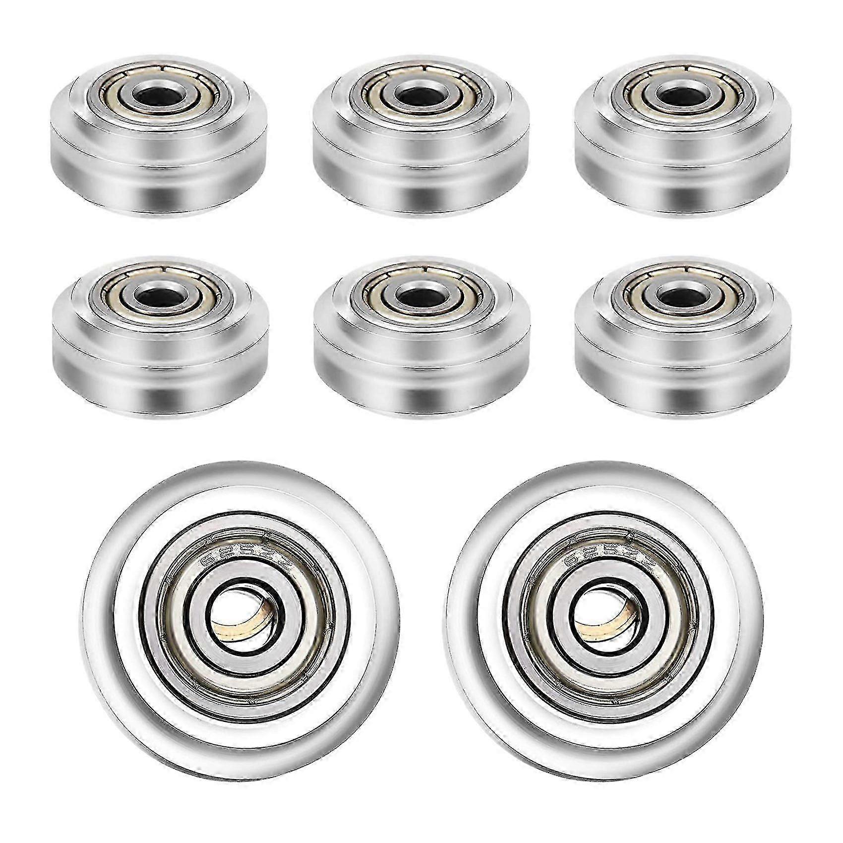 8 Pcs 3D Printer Plastic Pulley 3D Printer 625ZZ Wheels Linear Bearing Compatible with for CR10, 3