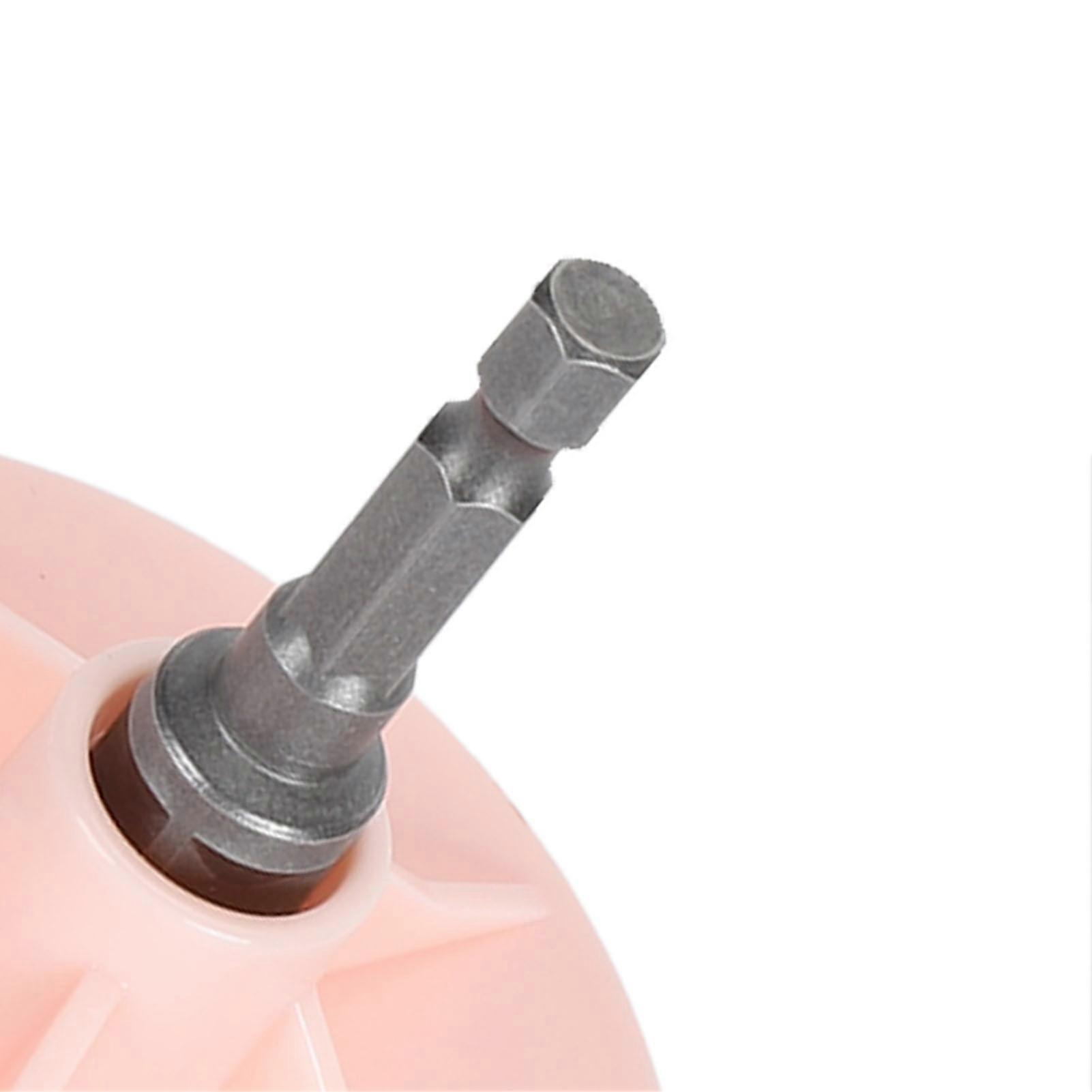 Knitting Machine Adapter Quick Knit Replaceable Crochet Machine Adapter with Hex Bit DIY Needle Crochet Drill Power Attachment Pink