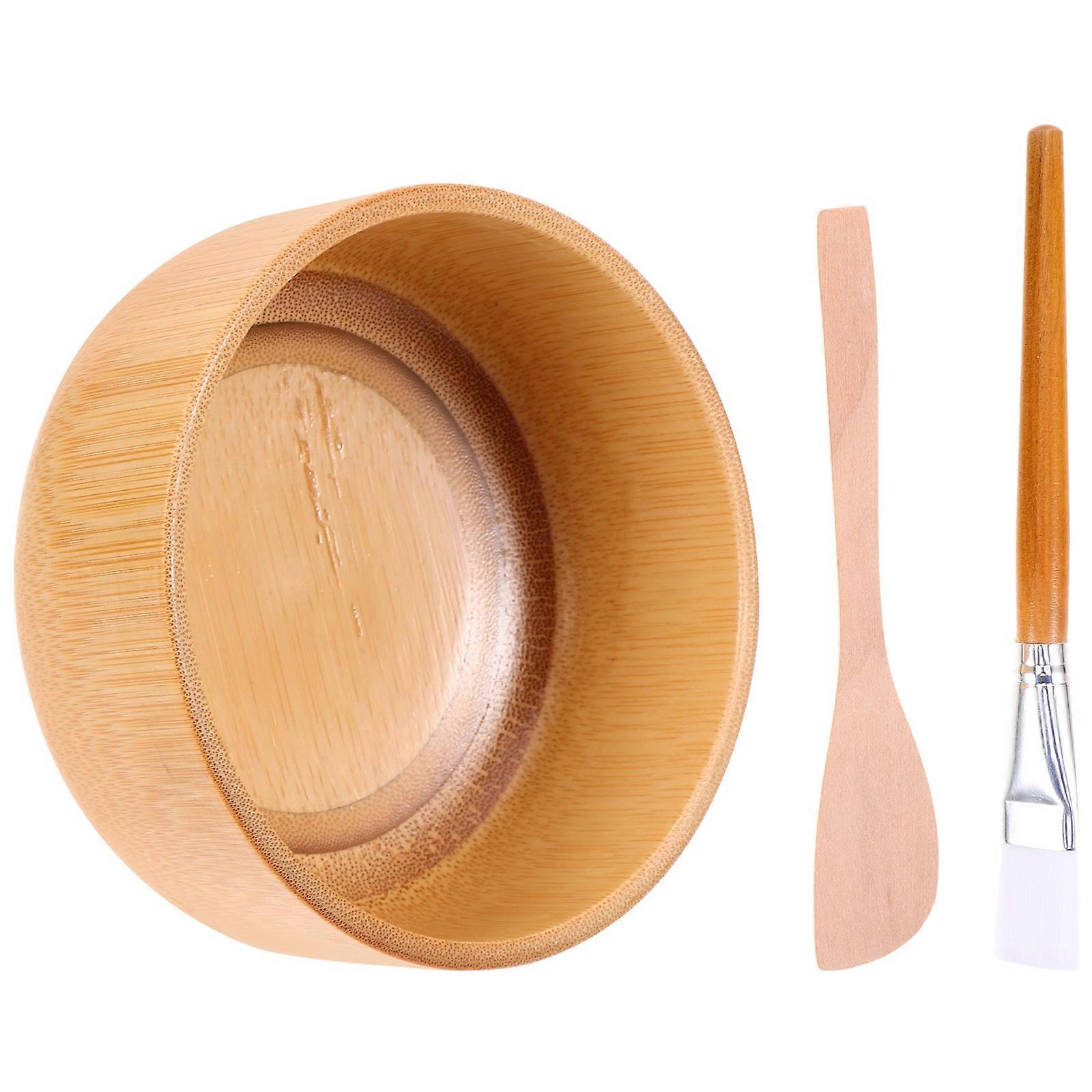 1 Set Mask DIY Brush Toolkit with Synthetic Material for Home Use and Reusable 3 Piece Suit