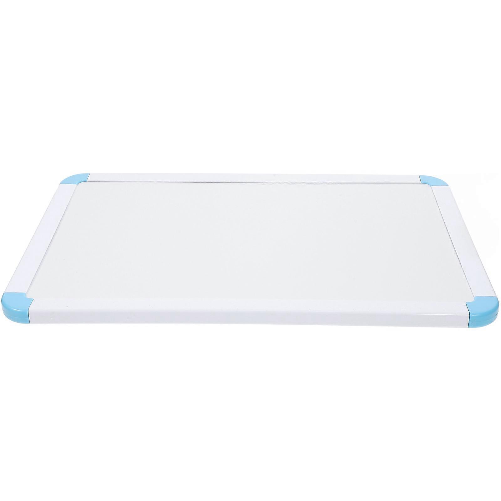 Message Board for Wall Small Dry Erase Board Blue Rectangular Easy-to-erase Surface for Students Teachers Office Workers 1Set