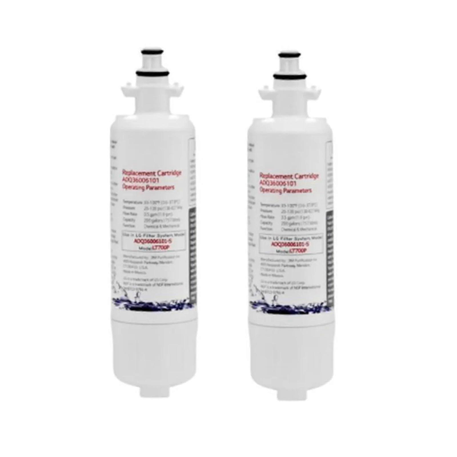 2 Pack LT700p Refrigerator Filter Compatible with Kenmore 9690 Compatible with LG LT700P Compatible with ADQ36006101 LFX28968ST LFXS30766SM14K