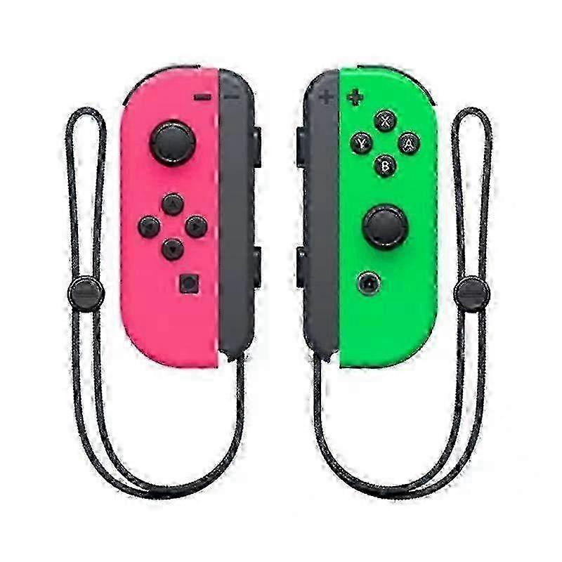 Wireless Joycon Controller for Nintendo Switch, Left & Right Remote with Wrist Strap, Supports Wake-up Function, Compatible with Switch Console