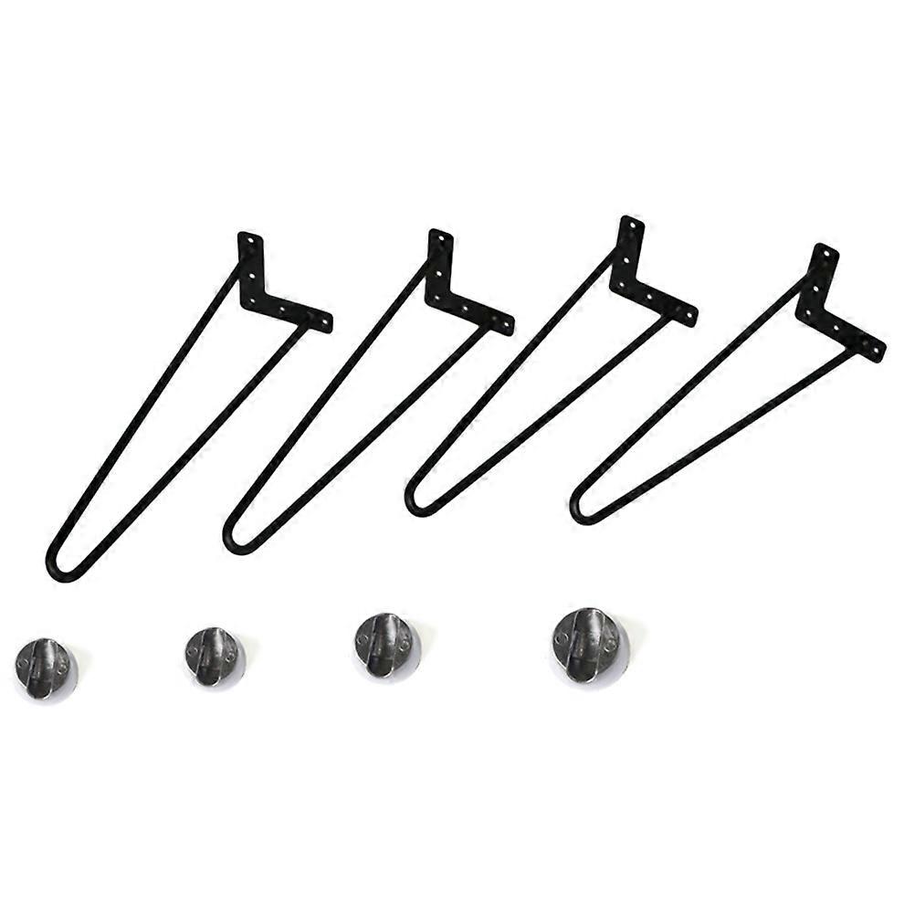 Metal Desk Legs Simple Style Table Bracket Iron Material Kitchen Use 21.7x4.3x4.3in Support