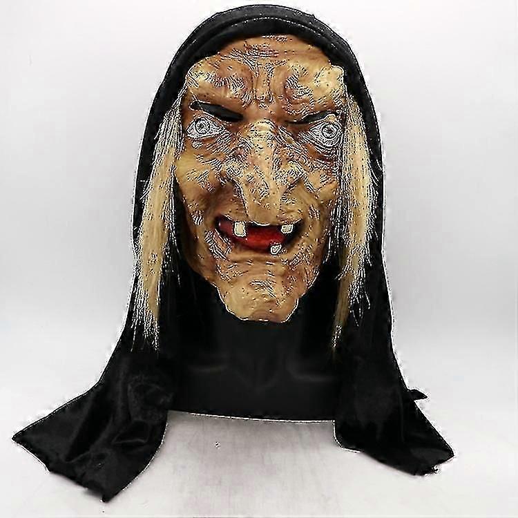Halloween Witch Mask Hood Horror