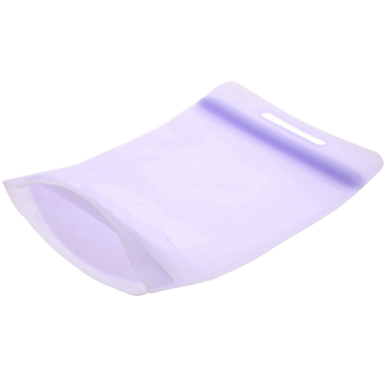 Purple Silicone Freezer Bag for Storage Safe and Sealed Food Bag with Different Capacities