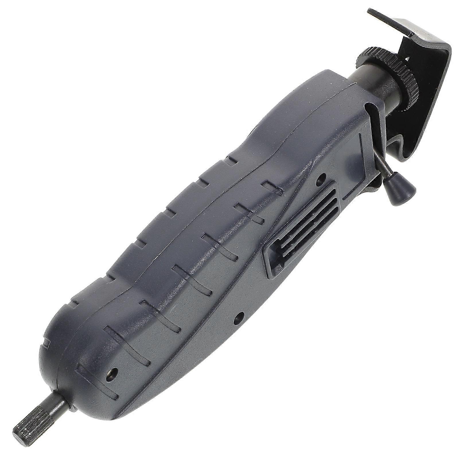 Portable Wire Strripper Tool with Good Texture for Daily Use Black Plastic and Metal 6.5 Inches
