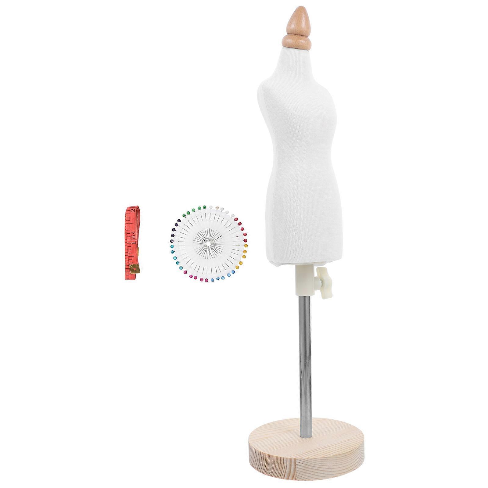 Doll Clothes Display Stand for Sewing Assorted Color Portable and Durable PU Stretch Cotton Wood