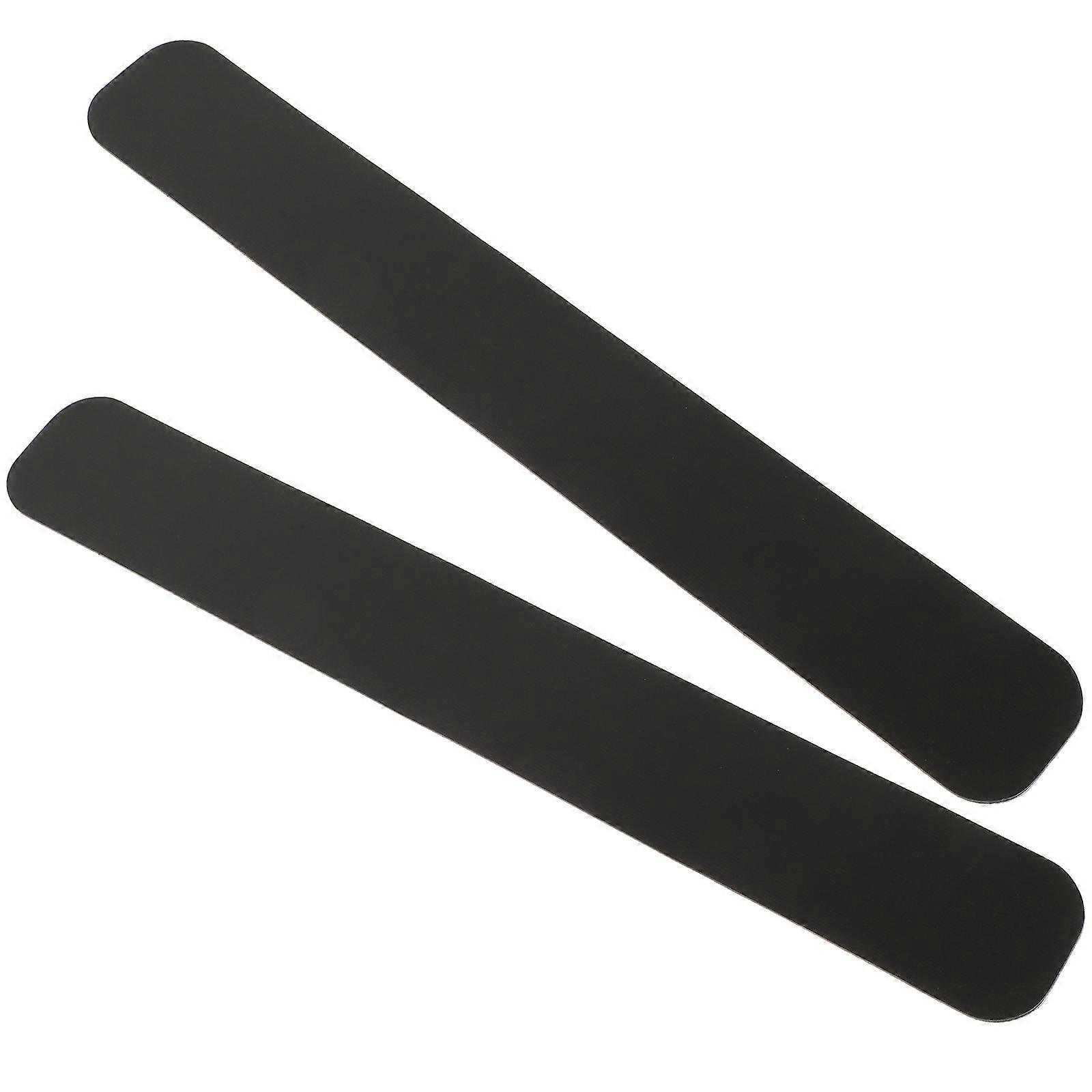 Black Silicone Bike Chain Stickers for Protection Easy to Install Ideal for Mountain and Road Bikes 2 Pcs