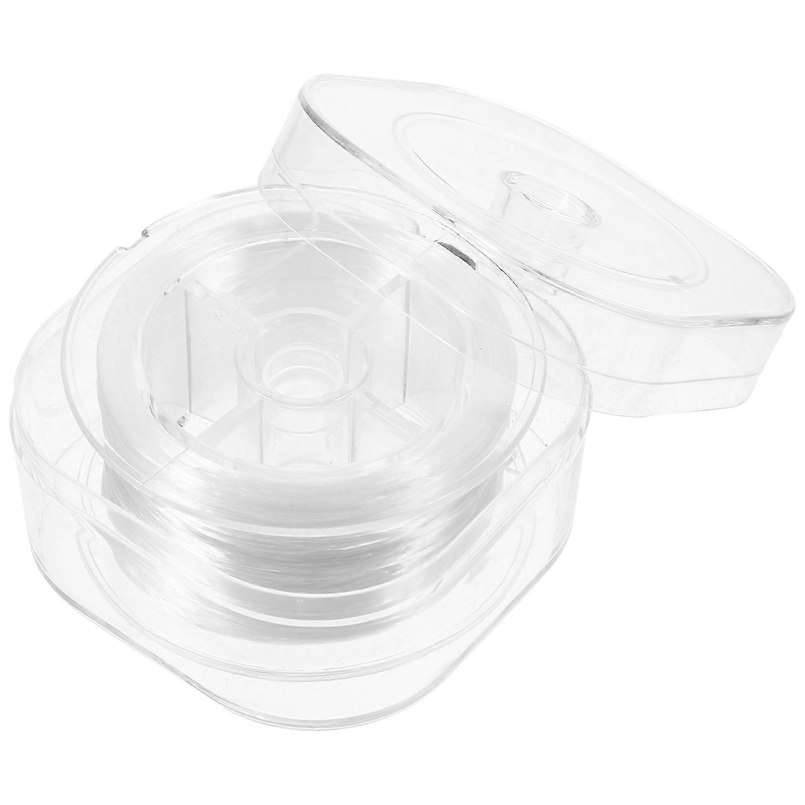 Transparent Polyurethane Elastic String for Bracelets and Necklaces Perfect for DIY Use 1 Roll
