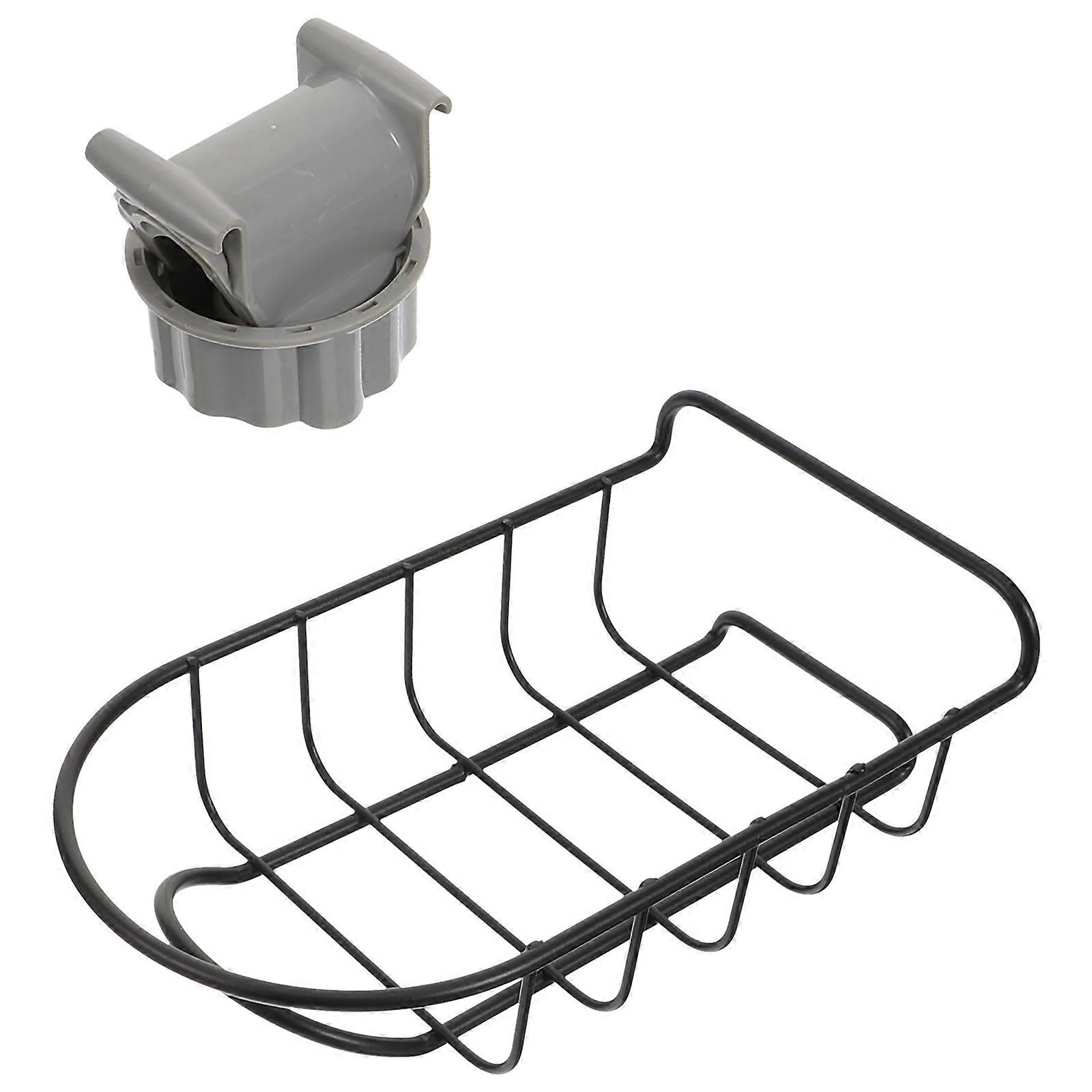 Kitchen Sink Sponge Shelf Draining Holder Storage Basket Stand for 1 Set