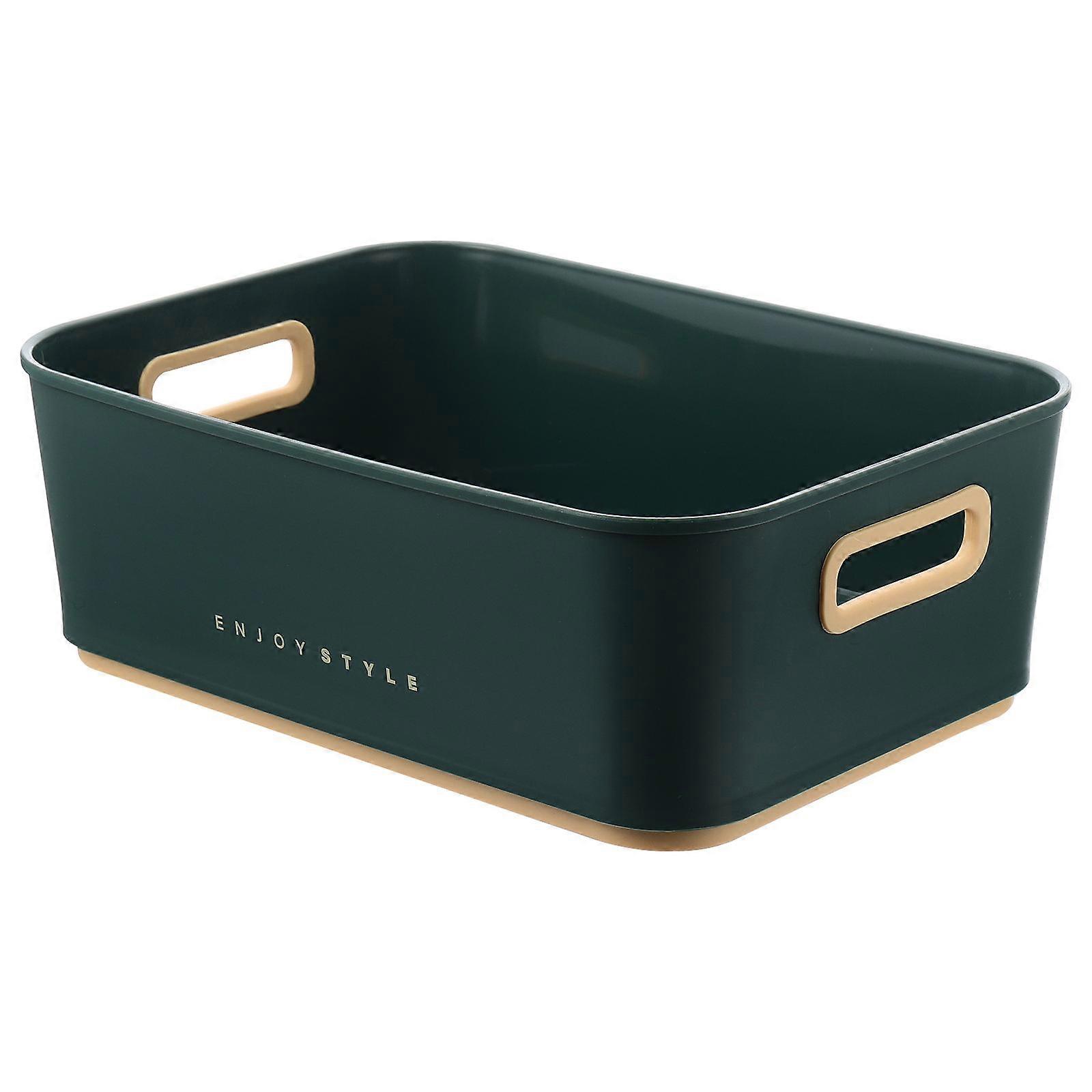 1 Pc Bathroom Toiletry Storage Basket Desktop Makeup Organizer Box