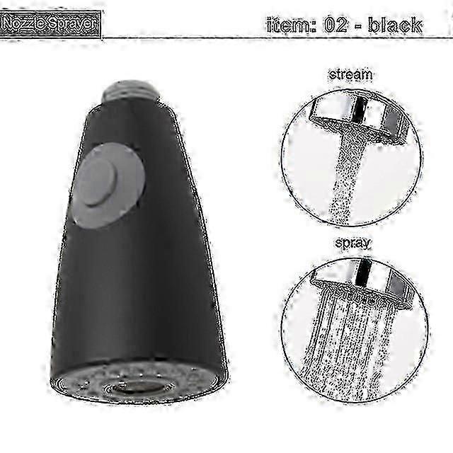 سحب فوهة بخاخ صنبور المطبخ G1 / 2 رأس رذاذ الدش TA