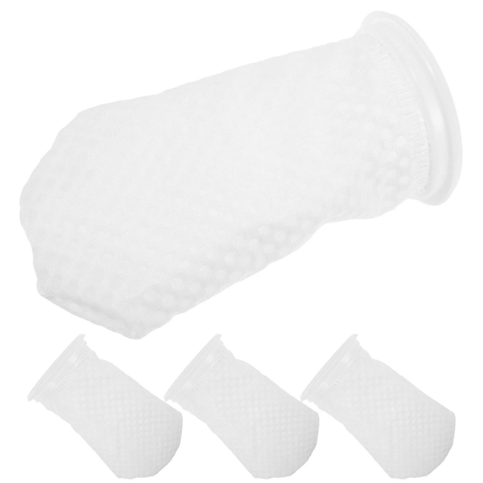 4pcs Aquarium Filter 3D Honeycomb Design Filter Socks Anti Overflow